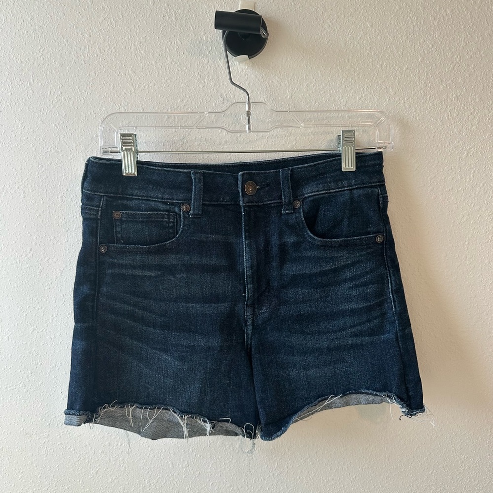 American Eagle Outfitters Dark Blue Jean Shorts